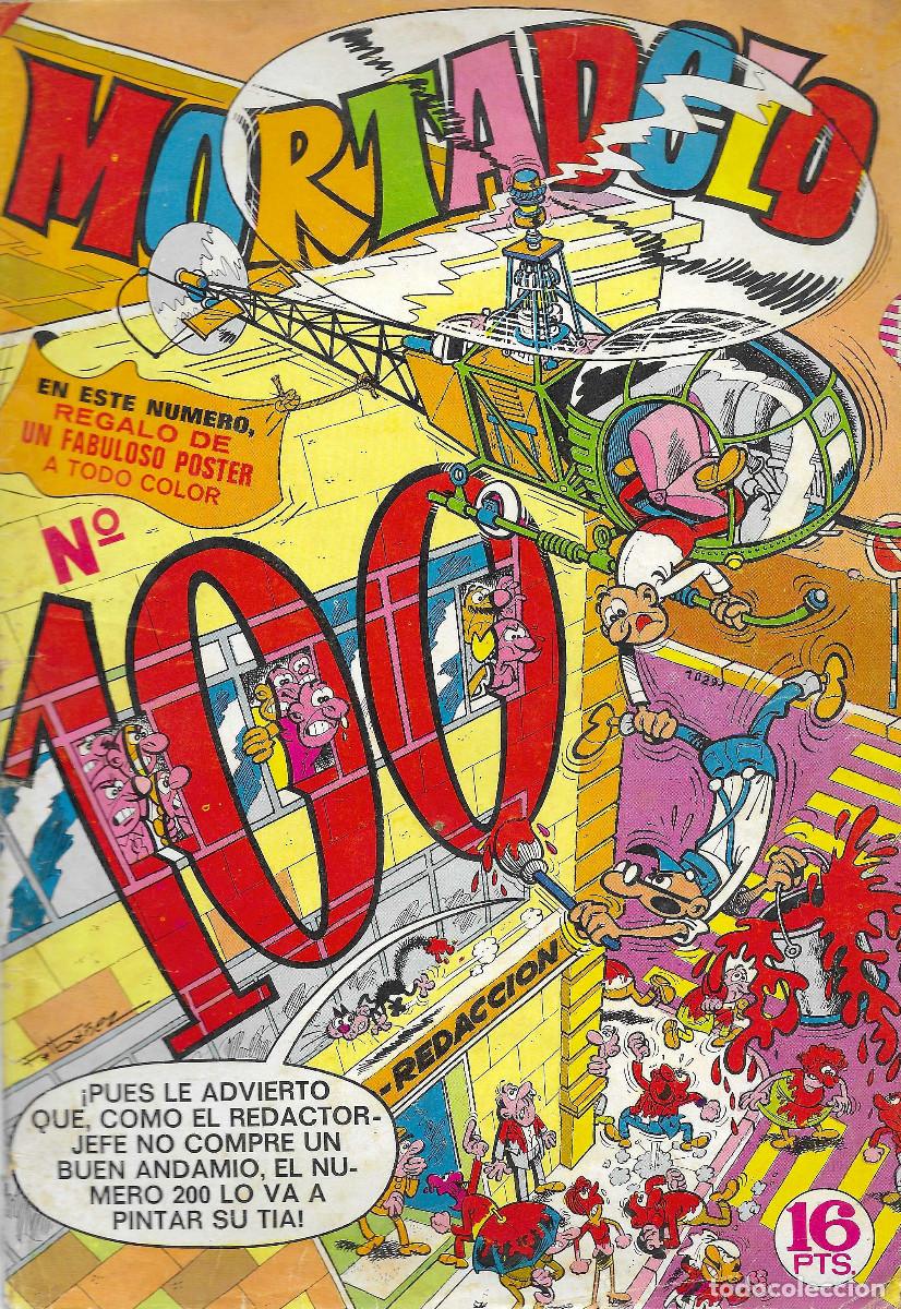 C&oacute;mics: Mortadelo. Revista juvenil. N&uacute;mero 100