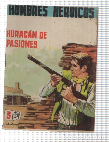 Comics : Hombres Heroicos numero 5: Huracan de pasiones,trasera foto artista Jean Vallerie - varios