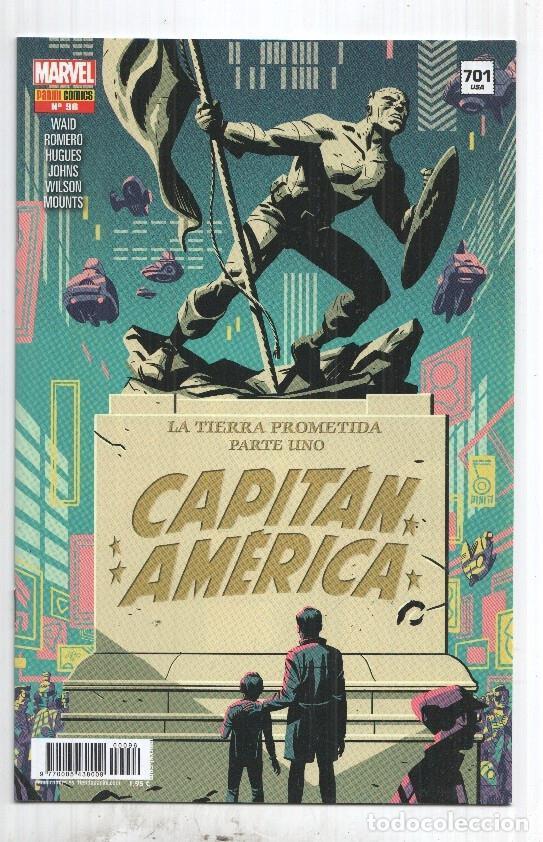 C&oacute;mics: Marvel, Panini: Capitan America num 96, octubre 2018 - La Tierra prometida parte uno - Mark Waid, Le
