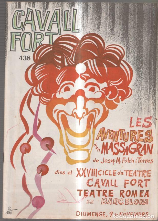C&oacute;mics: Revista: Cavall Fort numero 438: Les aventures d en Massagran- Allo que passa- - Varios