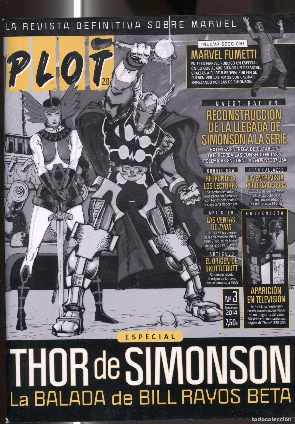 C&oacute;mics: Fanzine: PLOT 2.0 numero 3: especial THOR de SIMONSON. La balada de Bill Rayos Beta -
