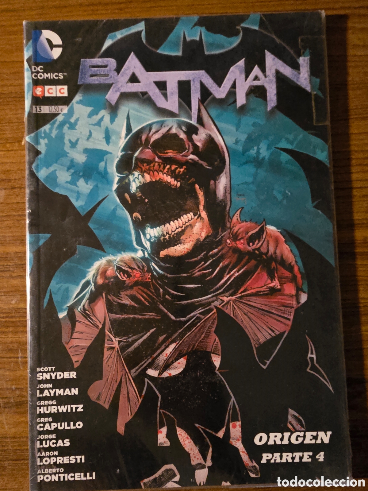 C&oacute;mics: BATMAN,ORIGEN PARTE 4,NUMERO 13,(DC COMICS)