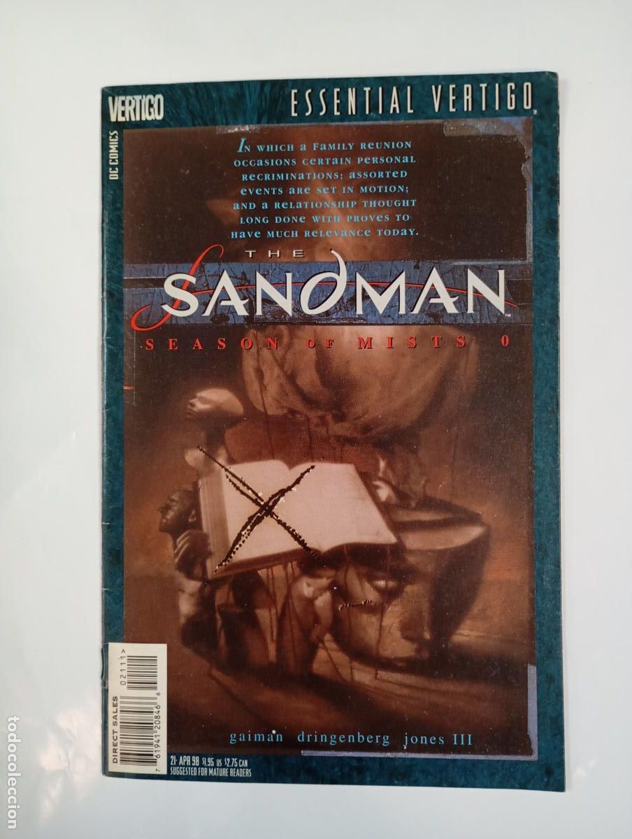 C&oacute;mics: THE SANDMAN. SEASON OF MISTS 0. ESSENTIAL VERTIGO. APRIL 1998. TDKR95