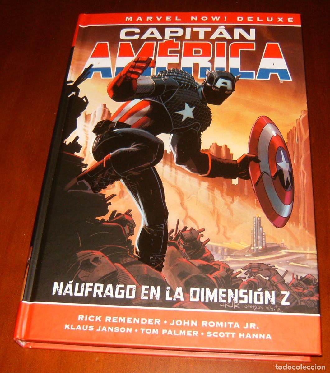 C&oacute;mics: MARVEL NOW DELUXE . CAPITAN AMERICA . NAUFRAGO EN LA DIMENSION Z . RICK REMENDER JOHN ROMITA. PANINI