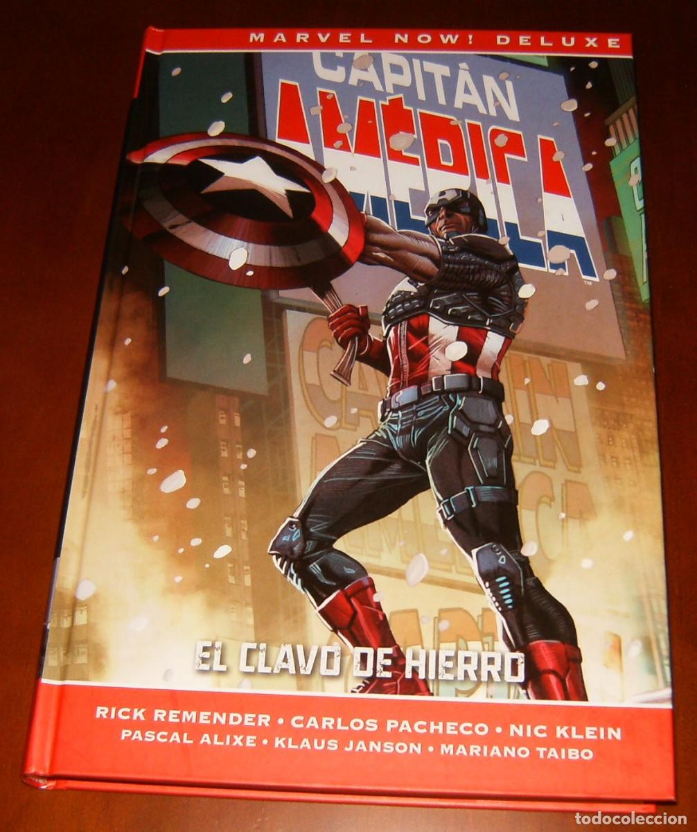 C&oacute;mics: MARVEL NOW DELUXE . CAPITAN AMERICA . EL CLAVO DE HIERRO . RICK REMENDER Y CARLOS PACHECO . PANINI
