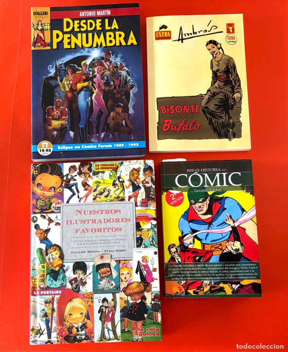 C&oacute;mics: 4 LIBRO SIN USO: AMBR&Oacute;S, DOLMEN, NUESTROS ILUSTRADORES Y HISTORIA DEL C&Oacute;MIC
