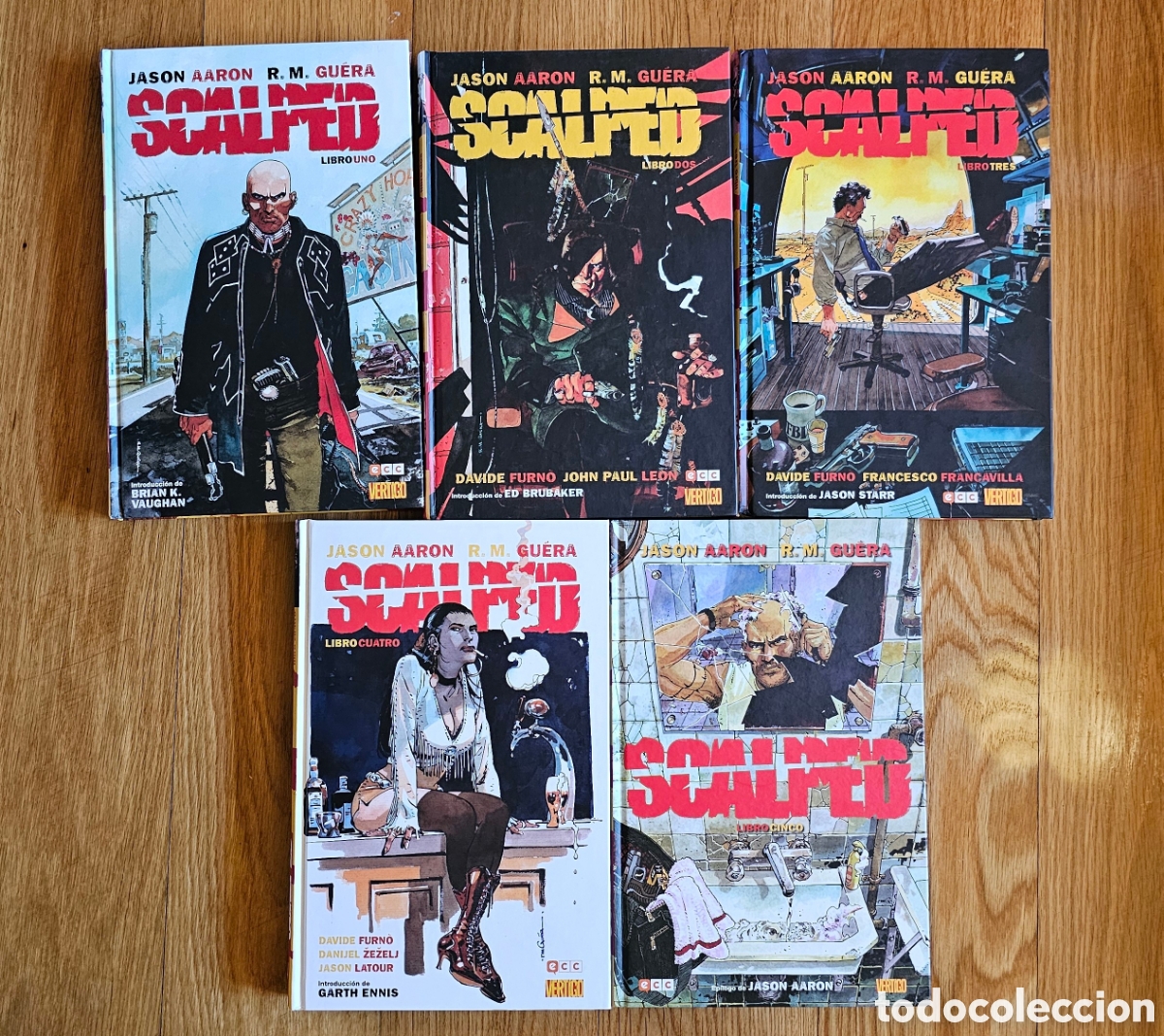 C&oacute;mics: Scalped completa carton&eacute; 1 al 5 (ECC)