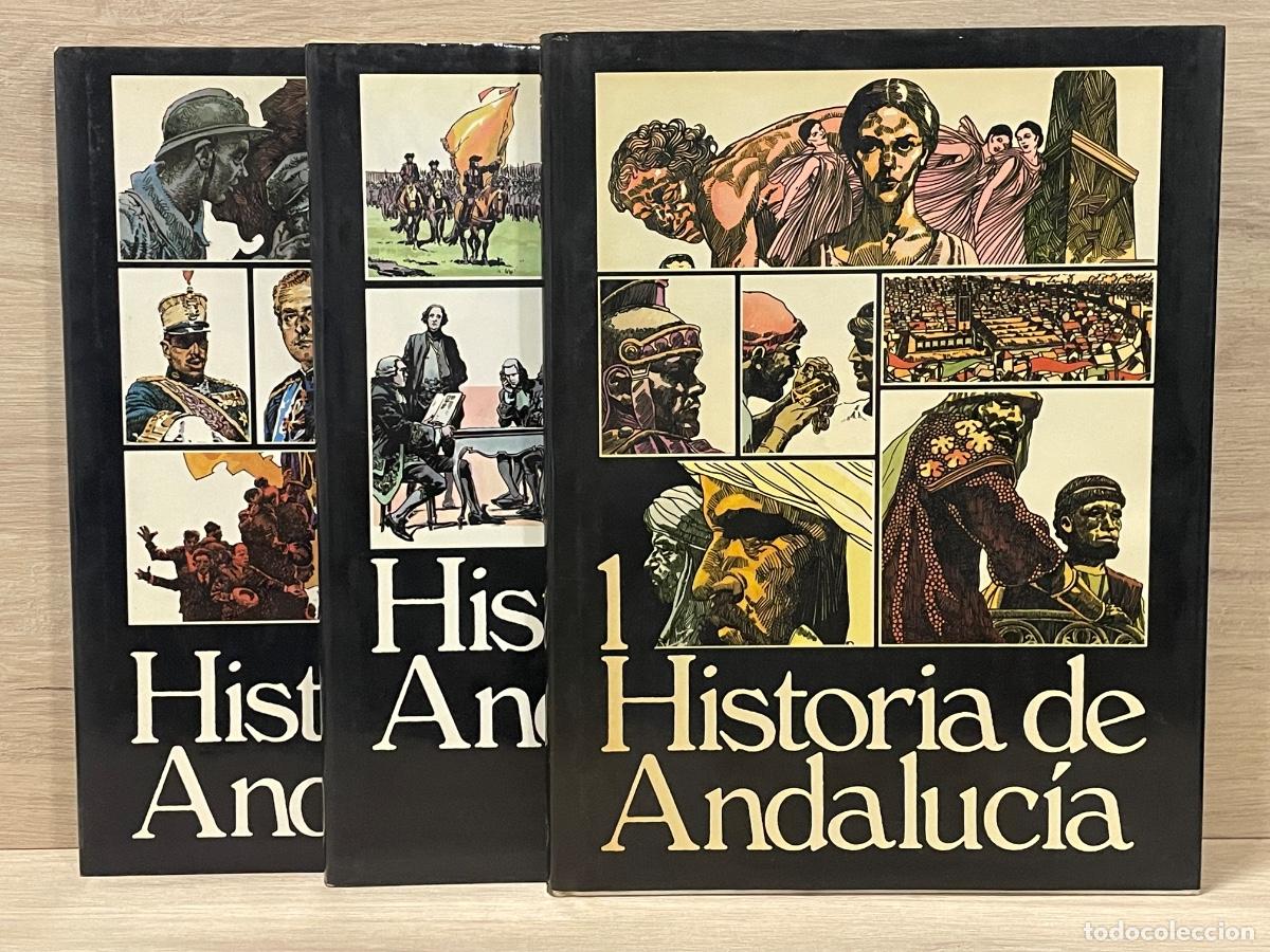 C&oacute;mics: Historia de Andaluc&iacute;a / Completo 3 vol&uacute;menes / YMonte de Piedad y Caja de Ahorros de Sevilla 1982