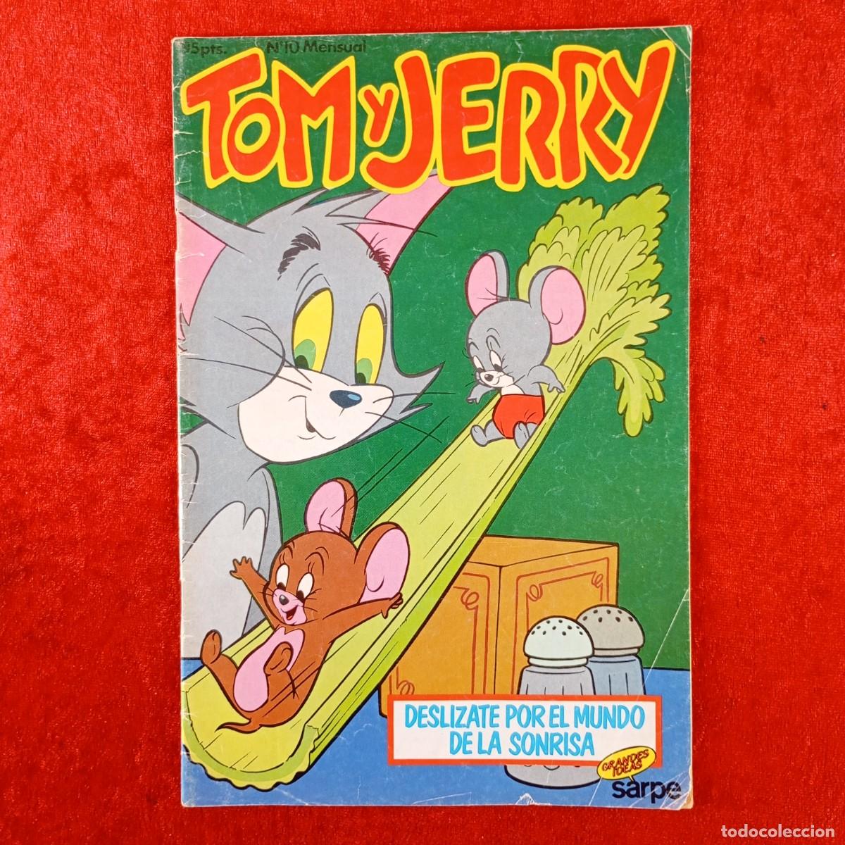 C&oacute;mics: TOM Y JERRY - DESLIZATE POR EL MUNDO DE LA SONRISA - N&ordm; 10 - SARPE - 1984 / 3167