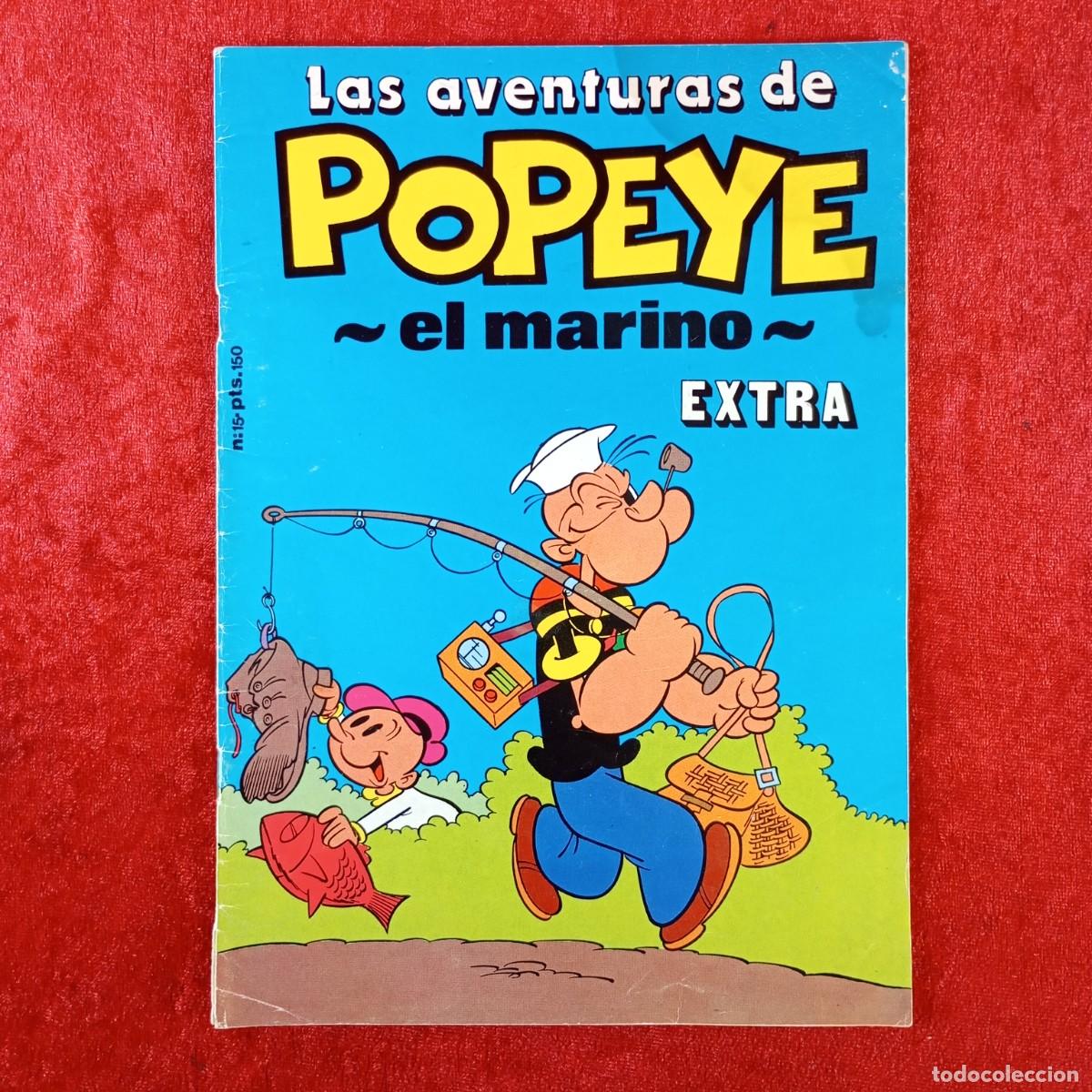 C&oacute;mics: LAS AVENTURAS DE POPEYE EL MARINO - EXTRA - N&ordm; 15 - EDITORIAL NEW COMIC - 1985 / 3168