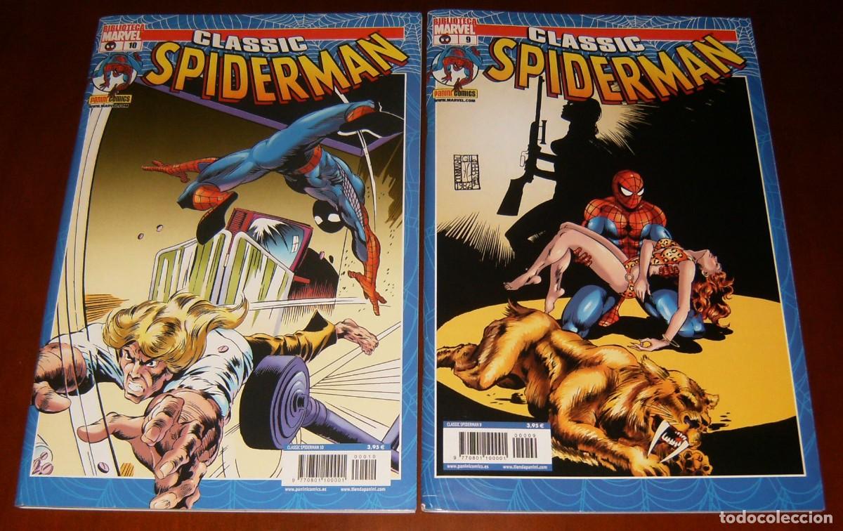 C&oacute;mics: CLASSIC SPIDERMAN 9 y 10 . PANINI