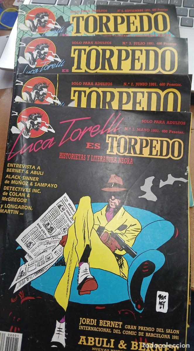 C&oacute;mics: LUCA TORELLI ES TORPEDO SERIE COMPLETA DEL 1 AL 4 EDIT MAKOKI A&Ntilde;O 1991