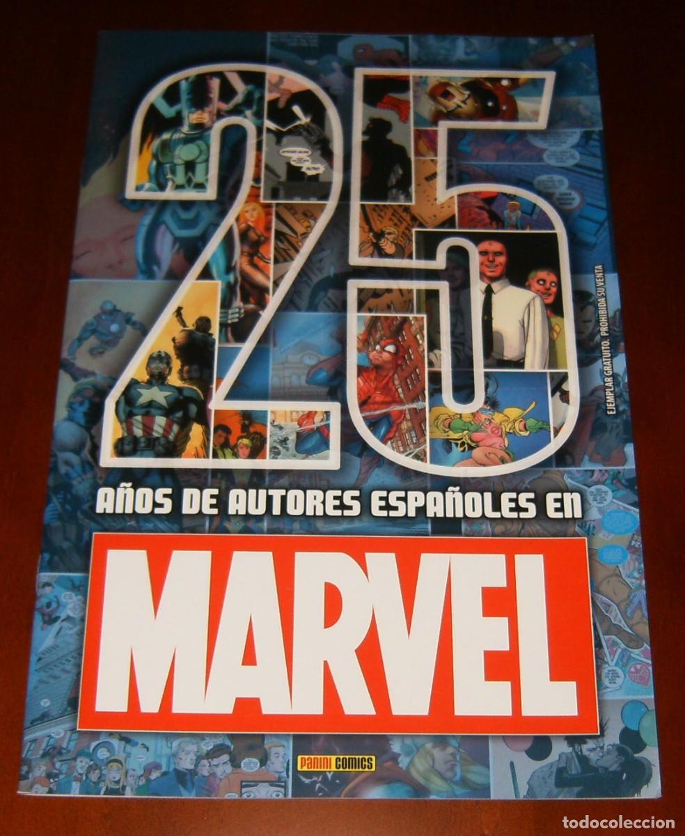 C&oacute;mics: REVISTA . ESPECIAL 25 A&Ntilde;OS DE AUTORES ESPA&Ntilde;OLES EN MARVEL . PANINI