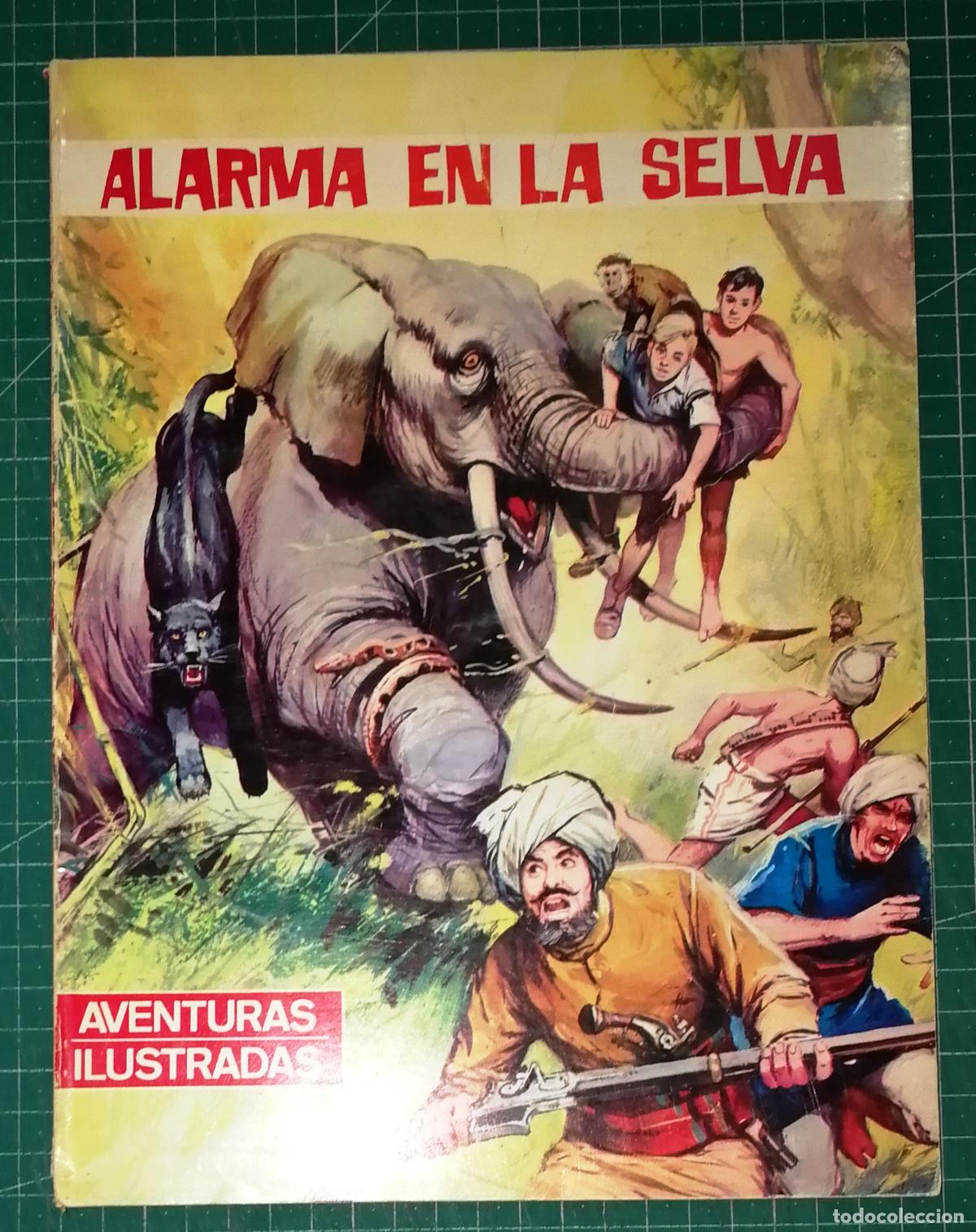 C&oacute;mics: ALARMA EN LA SELVA (Aventuras Ilustradas) (Selva ; 1). - Producciones Editoriales, 1980