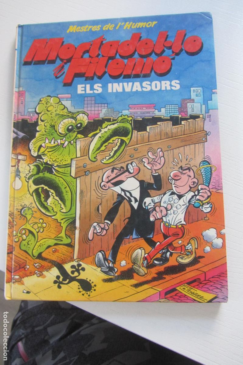 C&oacute;mics: MORTADEL.LO I FILEMO - MESTRES DE L&acute; HUMOR 21 - ELS INVASORS - IBA&Ntilde;EZ - CARTONE - EN CATALAN arx325