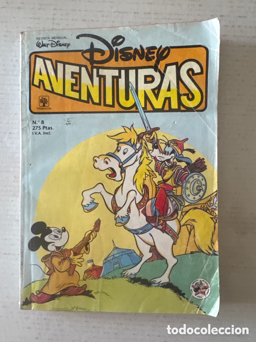 C&oacute;mics: DISNEY AVENTURAS #8 - EDITORIAL PRIMAVERA - MUY RARO