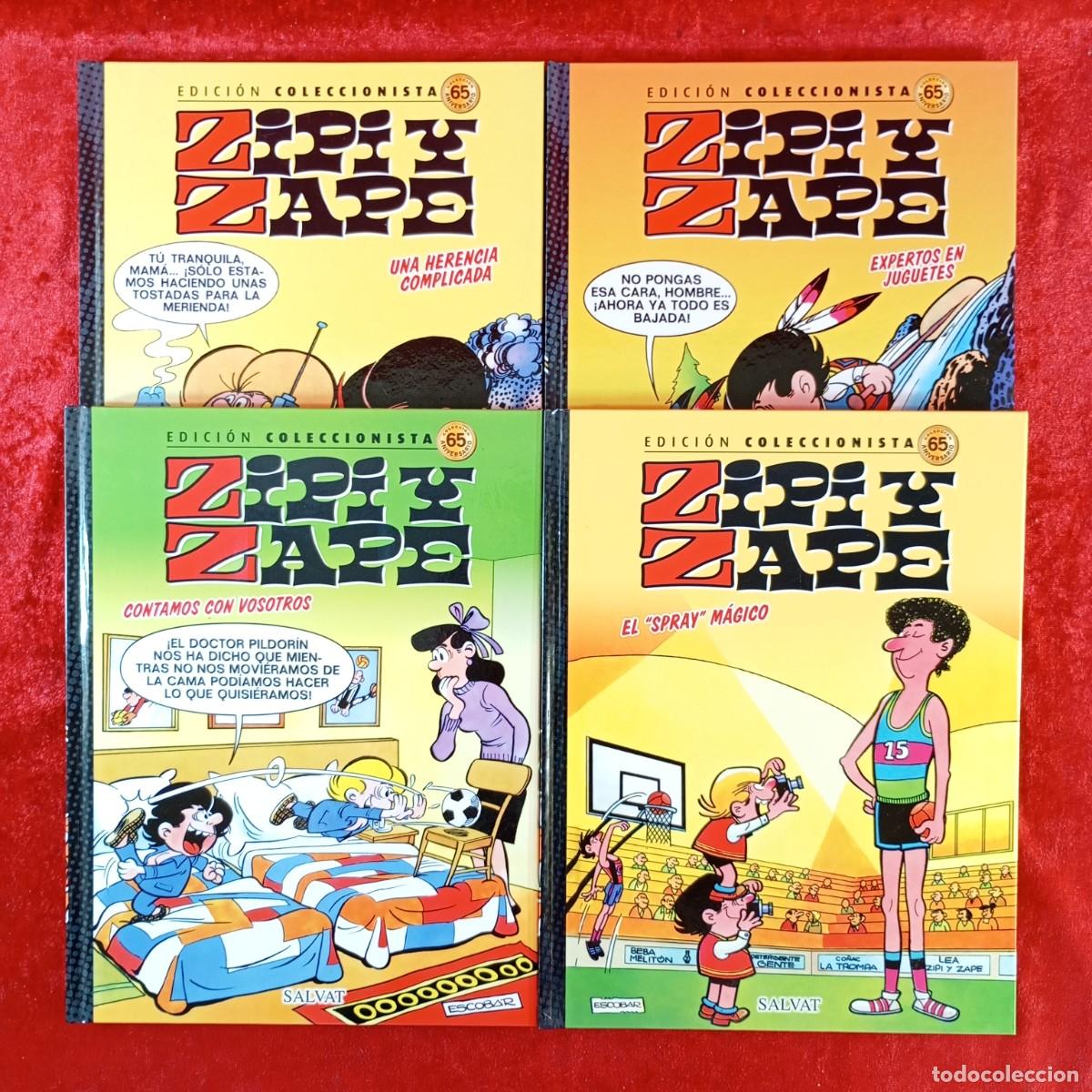 C&oacute;mics: ZIPI Y ZAPE - EDICI&Oacute;N COLECCIONISTA - 65 ANIVERSARIO - SALVAT - 1, 3, 4 Y 5 / 3221