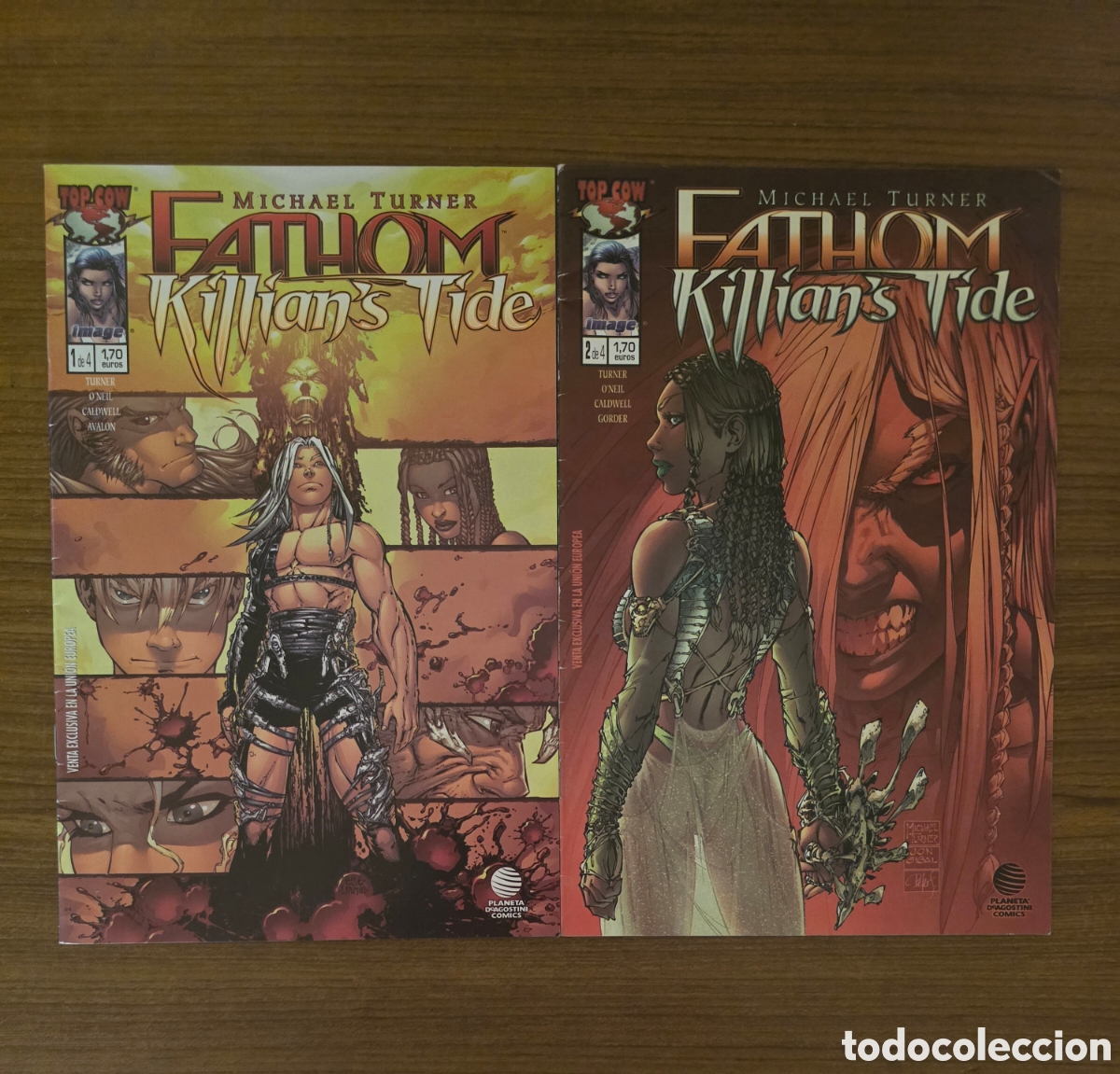 C&oacute;mics: FATHOM,KILLIAN'S TIDE,NUMERO 1 Y 2 DE 4,(TOP COW-IMAGE)