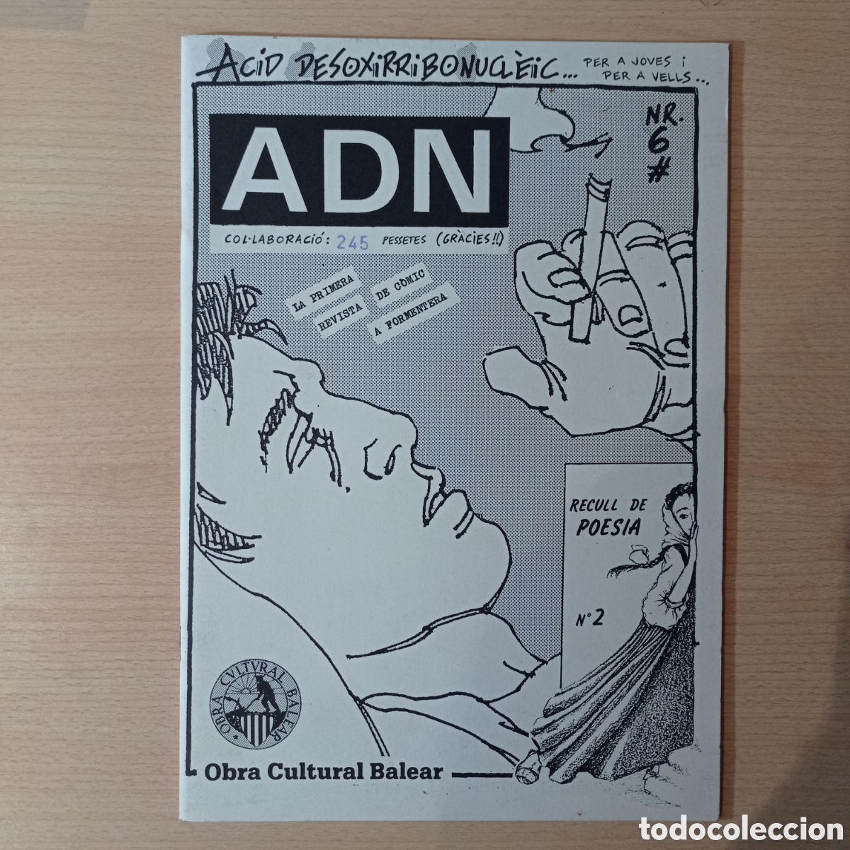 C&oacute;mics: FORMENTERA. ADN, N.6 (1989) + ANEXO - EN CATAL&Agrave; -