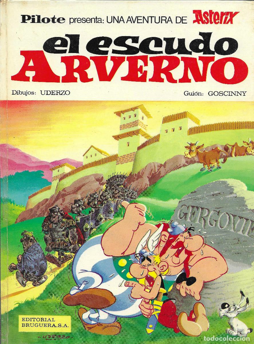 C&oacute;mics: Ast&eacute;rix El escudo Adverno, edici&oacute;n Editorial Bruguera S.A. 1970