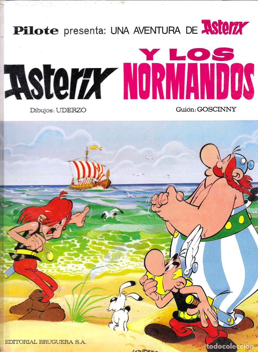C&oacute;mics: Ast&eacute;rix y los Normandos, edici&oacute;n Editorial Bruguera S.A. 1969