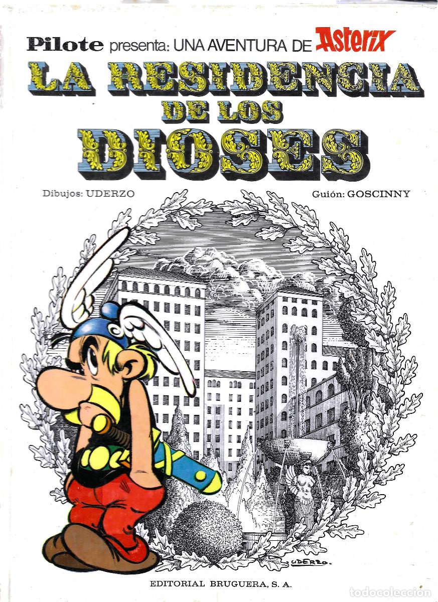 C&oacute;mics: Ast&eacute;rix La Residencia de los Dioses, edici&oacute;n Editorial Bruguera S.A. 1972