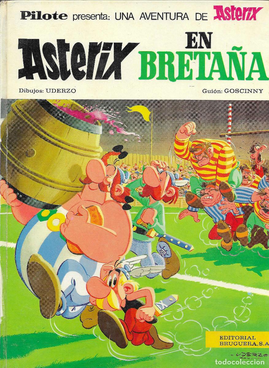 C&oacute;mics: Ast&eacute;rix en Breta&ntilde;a, edici&oacute;n Editorial Bruguera S.A. 1970