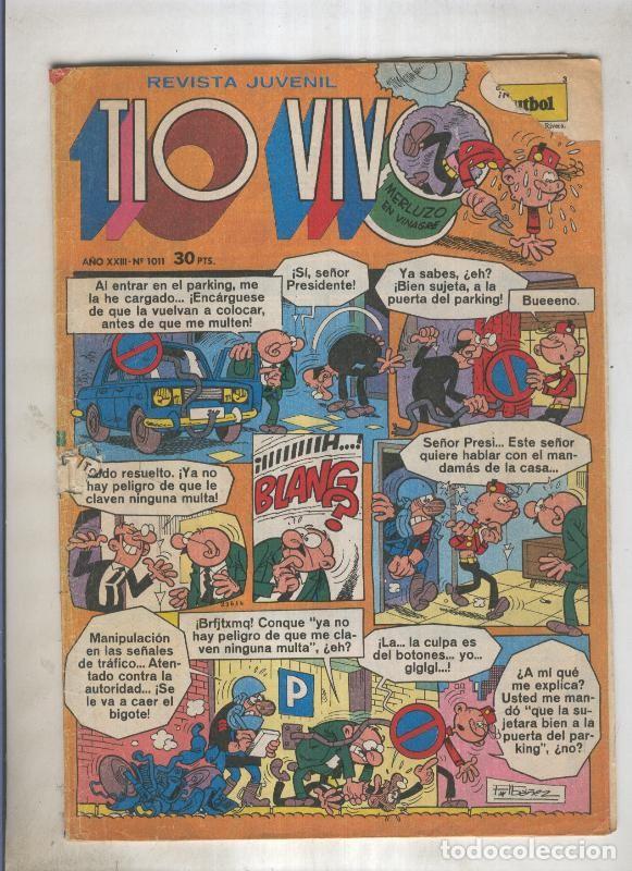 C&oacute;mics: Tio Vivo segunda epoca numero 1011 (roto en cubierta) - Varios