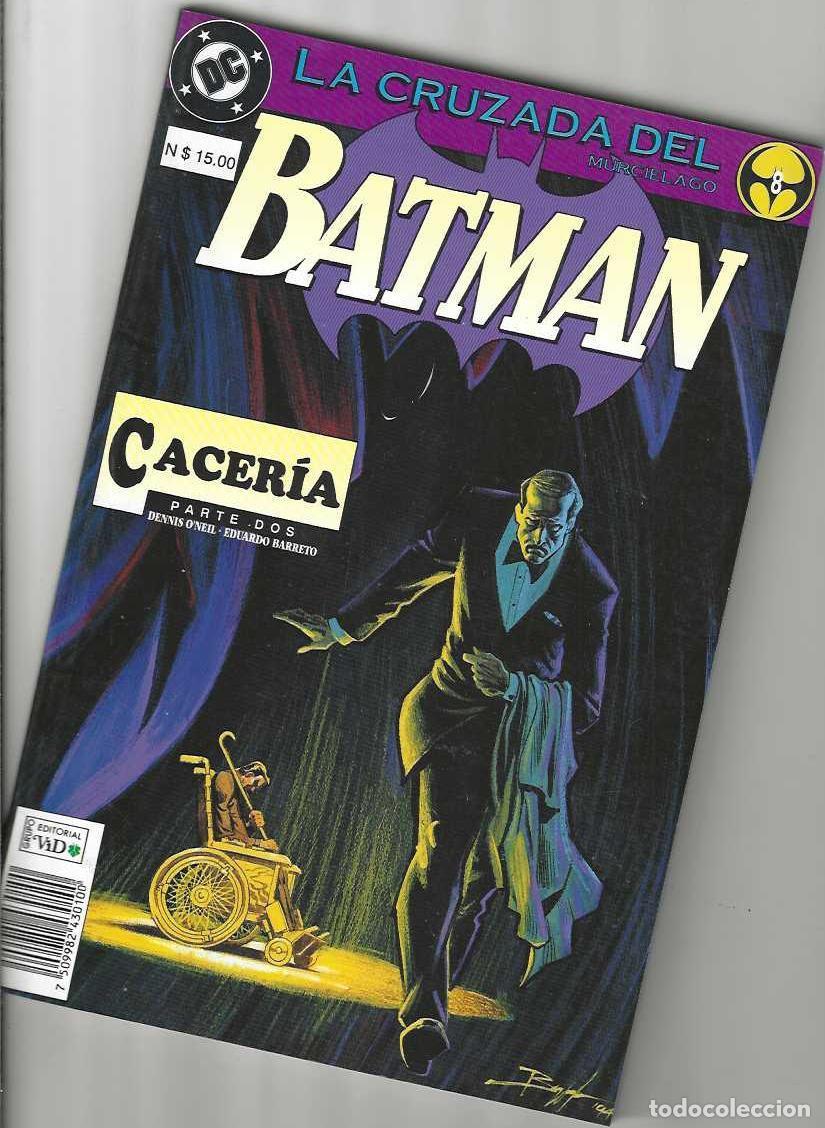 C&oacute;mics: BATMAN: LA CRUZADA DEL MURCIELAGO N&ordm; 8 - ED. VID - MUY BUEN ESTADO