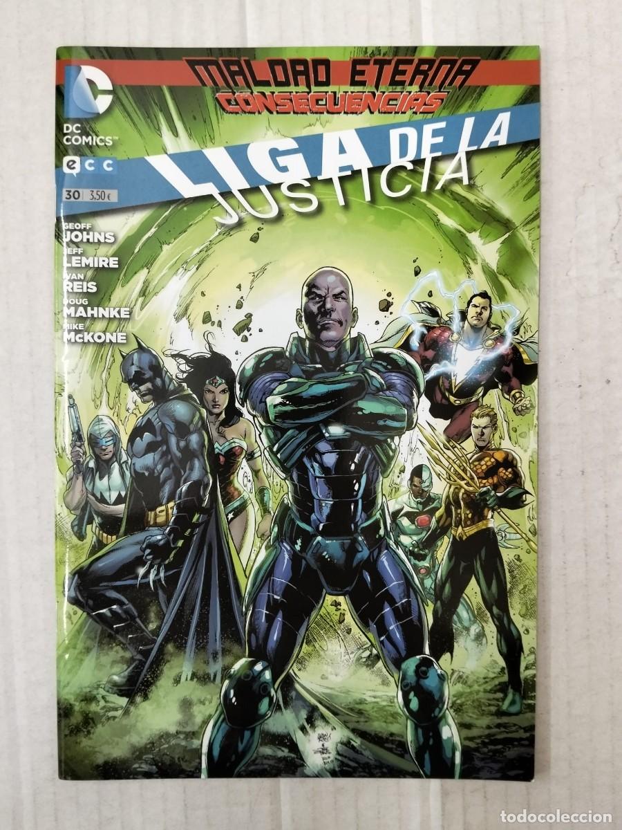 C&oacute;mics: LIGA DE LA JUSTICIA n&ordm; 30. MALDAD ETERNA: CONSECUENCIAS. ECC