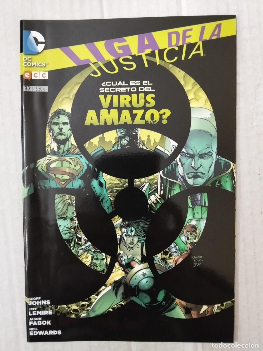 C&oacute;mics: LIGA DE LA JUSTICIA n&ordm; 37. &iquest;CU&Aacute;L ES EL SECRETO DEL VIRUS AMAZO? ECC