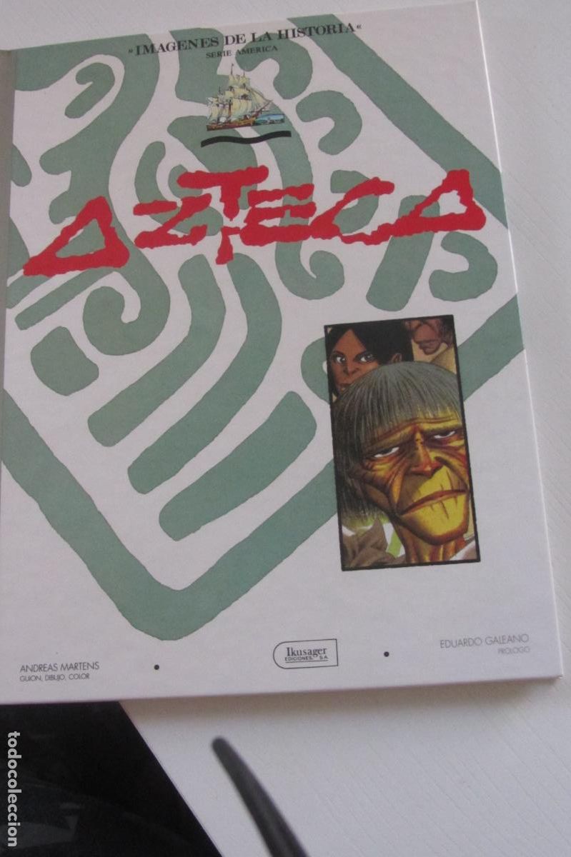 C&oacute;mics: AZTECA - IMAGENES DE LA HISTORIA N&ordm; 22 - SERIE AMERICA - IKUSAGER IKUSAGER 1982 ARX369