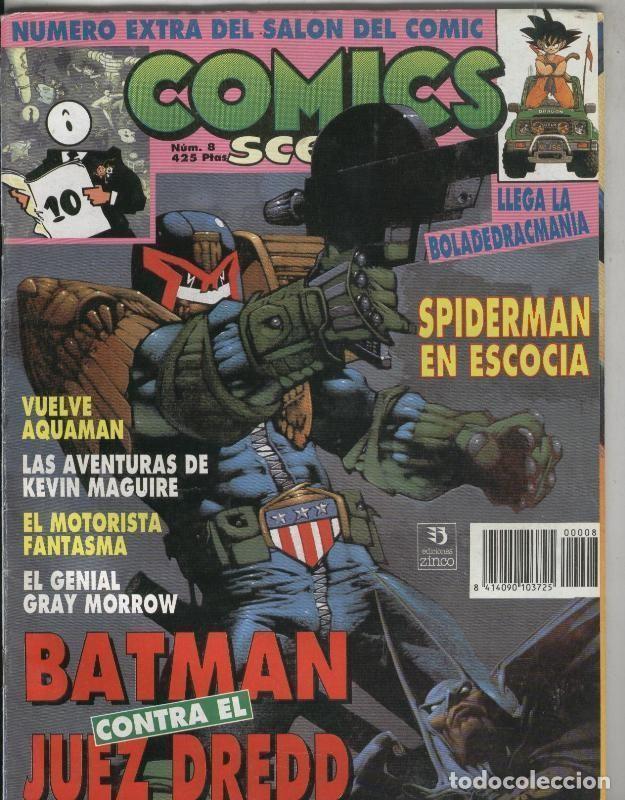 C&oacute;mics: Revista Comics Scene numero 08: El Motorista Fantasma, Kevin Maguire - Varios