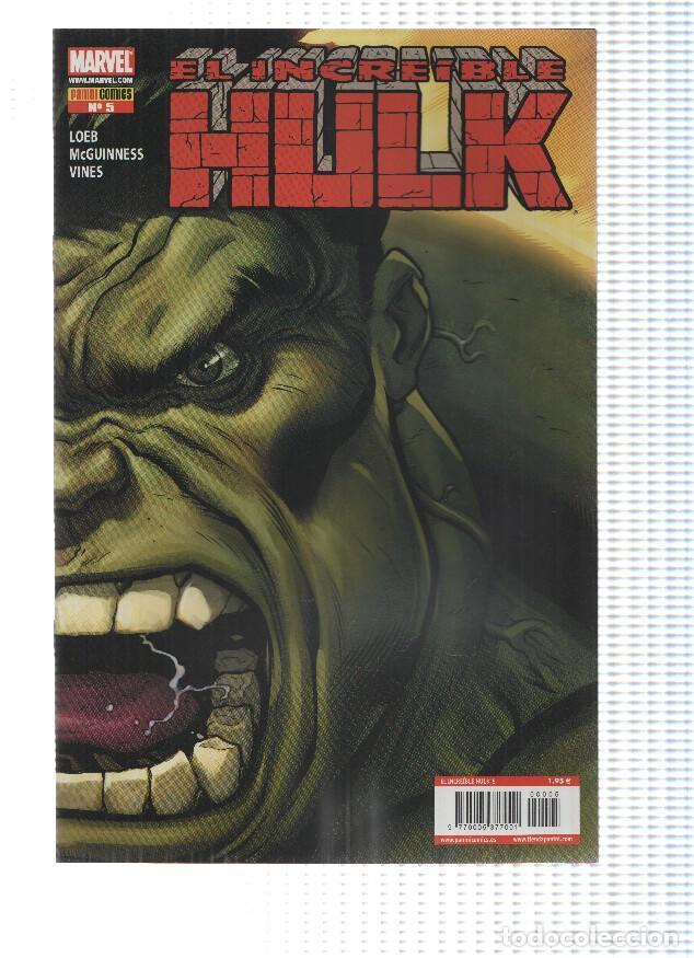C&oacute;mics: EL INCREIBLE HULK, Volumen 1, Numero 05: Luz Roja, Luz Verde (Panini 2008) - Jeph Loeb