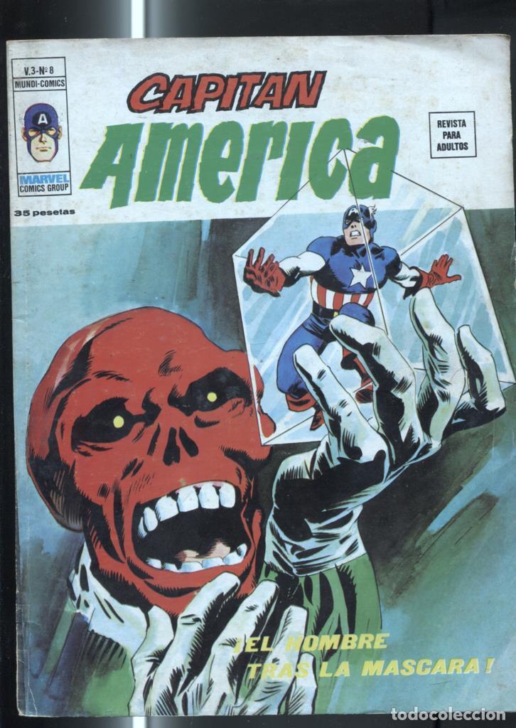 C&oacute;mics: Vertice: Capitan America volumen 3 numero 08: (numerado 2 en trasera) - Varios