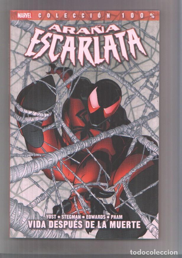 C&oacute;mics: Panini: Coleccion 100%: Ara&ntilde;a escarlata numero 1: Vida despues de la muerte - Yost-Stegman-Edwards-P