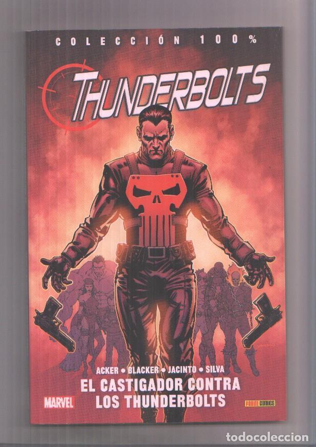 C&oacute;mics: Panini: Coleccion 100%; Thunderbolts numero 05: El castigador contra los Thunderbolts - Acker-Blacke