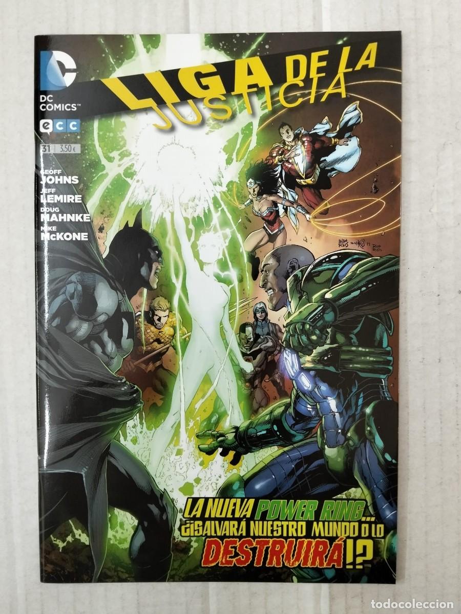 C&oacute;mics: LIGA DE LA JUSTICIA n&ordm; 31. Johns, Lemire, Mahnke, McKone. ECC