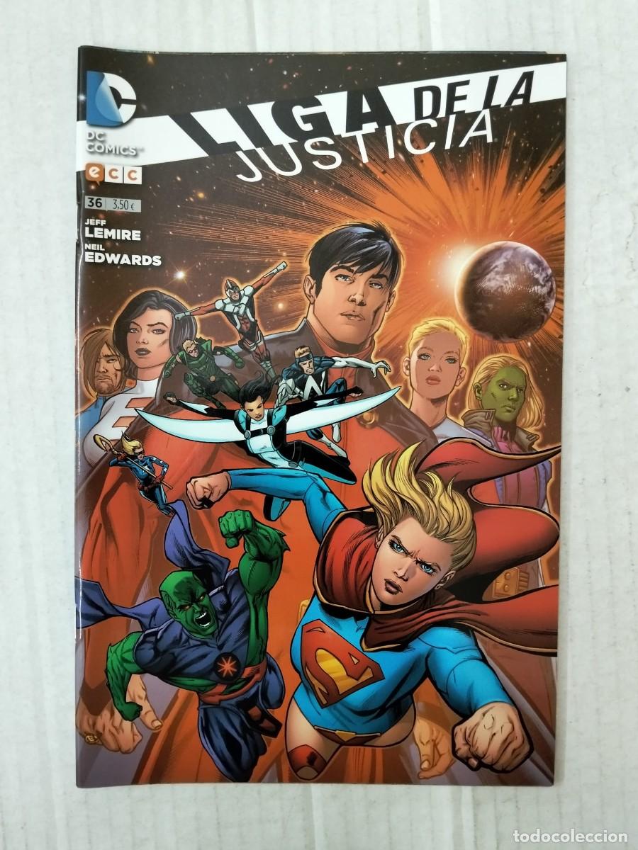 C&oacute;mics: LIGA DE LA JUSTICIA n&ordm; 36. Lemire, Edwards. ECC