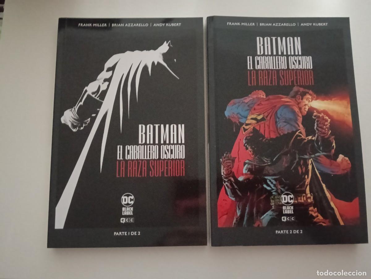 C&oacute;mics: Lote de 2 c&oacute;mics de Batman.El Caballero Oscuro.La Raza Superior de Frank Miller. NUEVO
