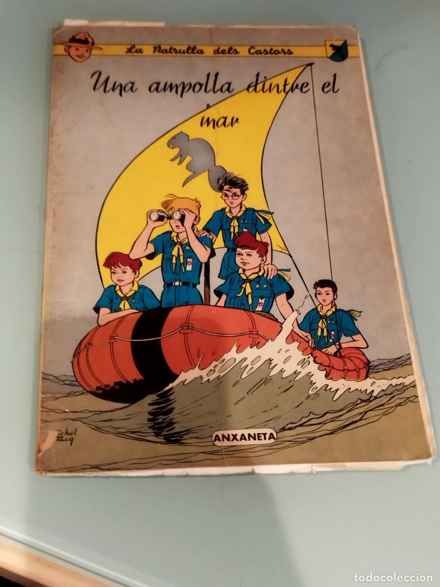 C&oacute;mics: C&oacute;mic La patrulla Dels castors, Una ampolla dintre el mar.