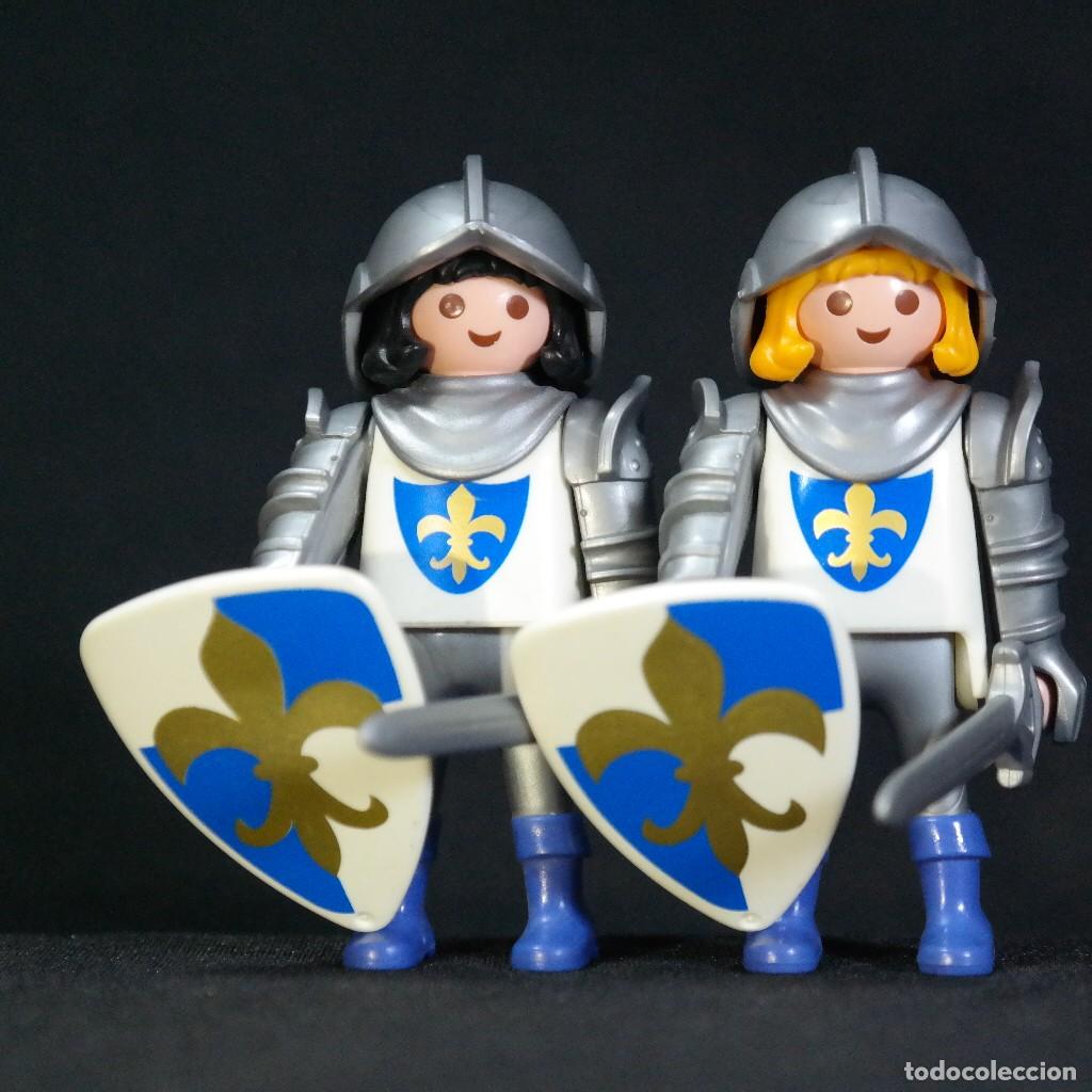 C&oacute;mics: Playmobil 2 caballeros flor de lys ☼