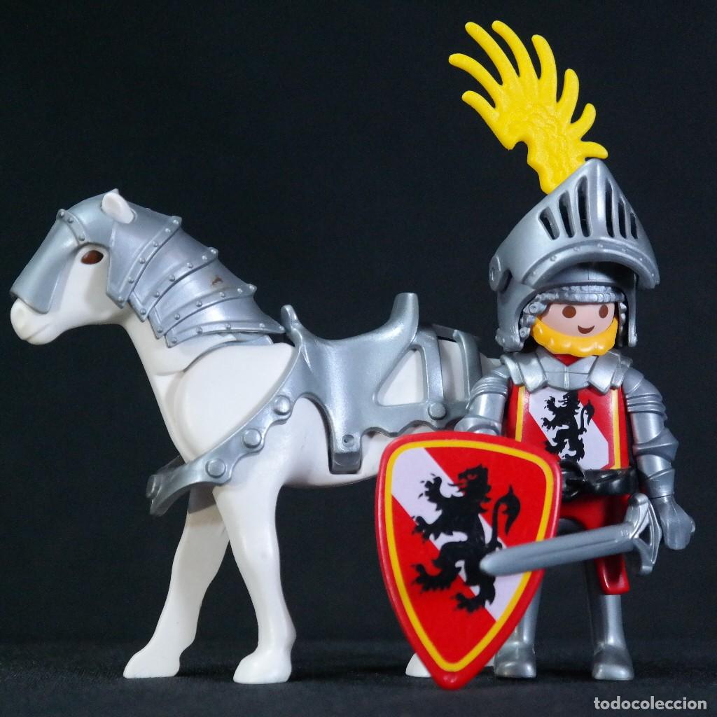 C&oacute;mics: Playmobil caballero medieval con caballo ☼