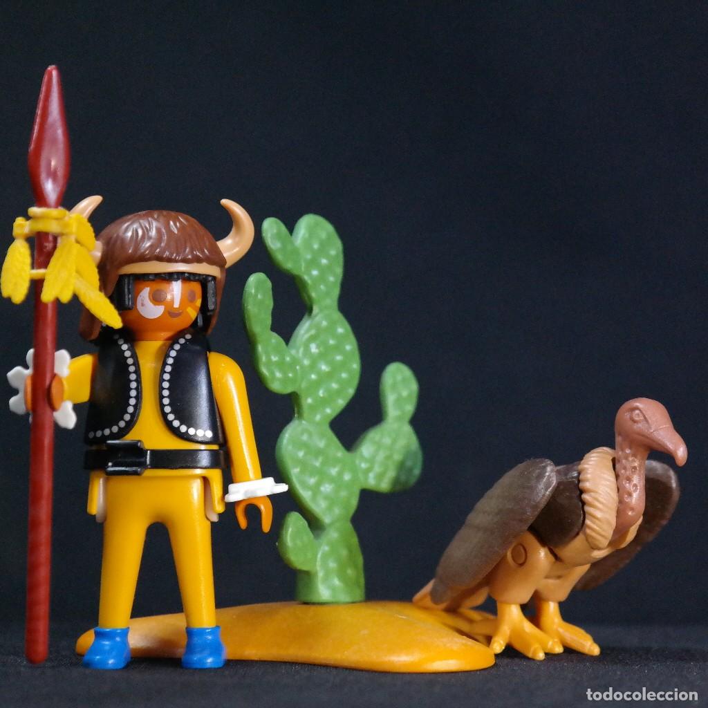 C&oacute;mics: Playmobil indio con cactus y buitre ☼