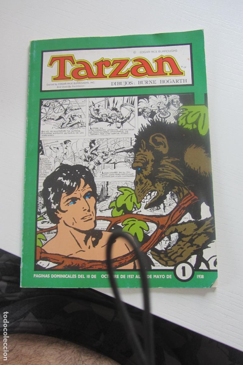 C&oacute;mics: TARZAN N&ordm; 1 POR BURNE HOGARTH PAGINAS DOMINICALES DE 1939 . GRANDES CLASICOS DEL COMIC DEL PASA arx2