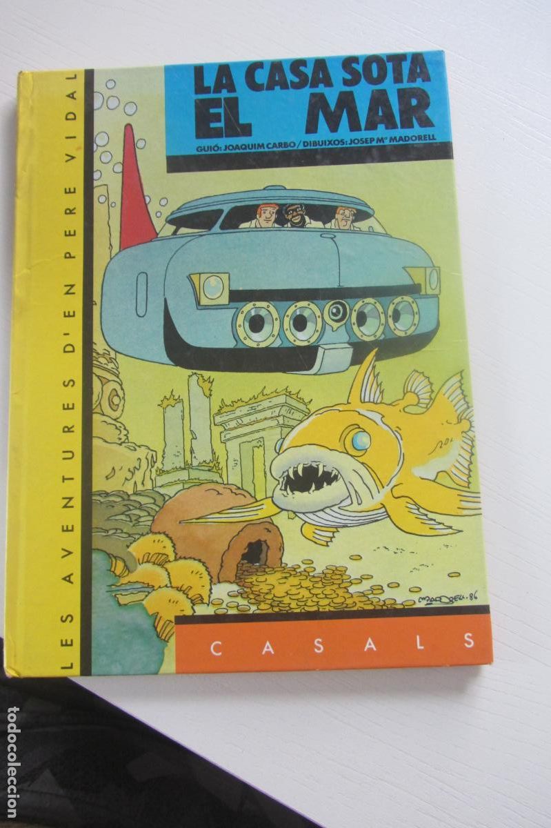 C&oacute;mics: LES AVENTURES D&acute;EN PERE VIDAL - LA CASA SOTA EL MAR - EDITORIAL CASALS - EN CATALAN arx2