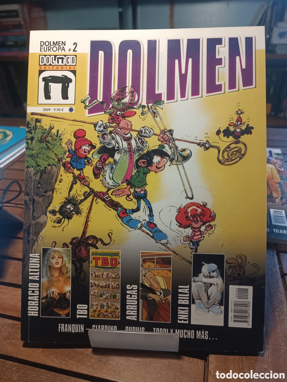 C&oacute;mics: DOLMEN EUROPA N&ordm; 2. FRANQUIN GIARDINO TOPPI ALTUNA DOLMEN 2009. Revista COMIC