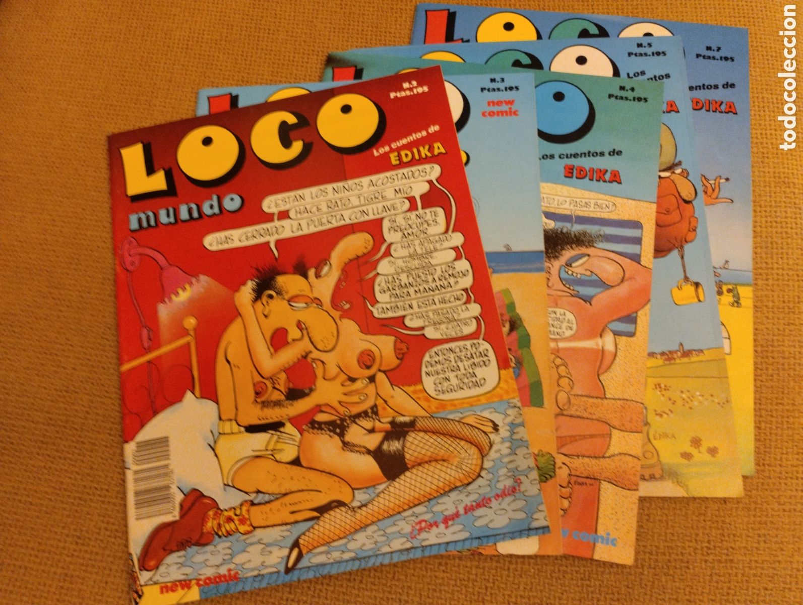C&oacute;mics: Lote comics eroticos Loco Mundo