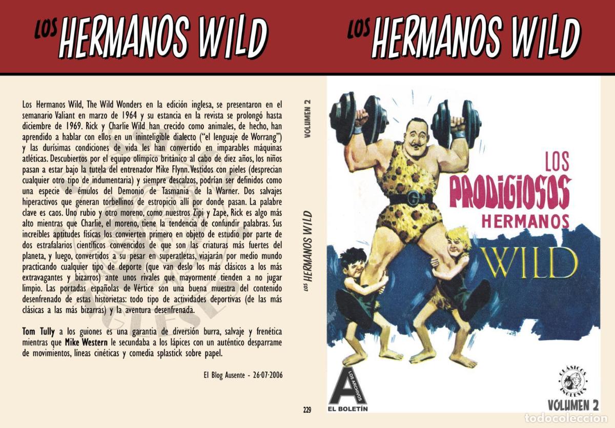C&oacute;mics: Los Archivos de El Boletin volumen 229: Los Hermanos Wild vol 2 - Tom Tully - Mike Western