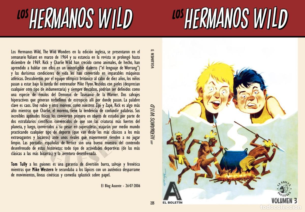 C&oacute;mics: Los Archivos de El Boletin volumen 235: Los Hermanos Wild vol 3 - Tom Tully - Mike Western